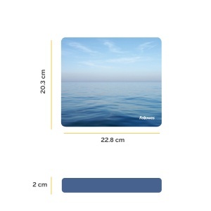 Mousepad Fellowes Earth Series Ocean Suprafata Antiderapanta Eco-Friendly - Img 3