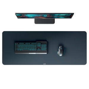 Mousepad Gaming Extra Mare Leitz 100 x 40 cm, Rutschfest, Gri - Img 1