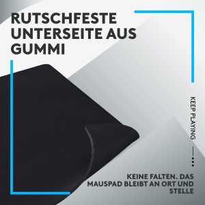 Mousepad gaming Logitech G640 suprafata textila optimizata antiderapant 460 x 400 x 3 mm - Img 5