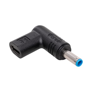 Mufa Akyga pentru adaptor universal pentru notebook AK-ND-C09 USB-C / 4,5 x 3,0 mm + pin HP