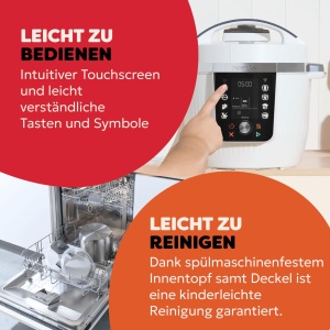 Multicooker Instant Pot Pro 10-in-1, 5.7L, Alb, Economie de energie - Img 6