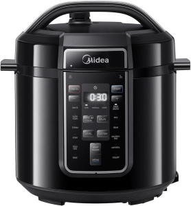 Multicooker Midea 6L, 9-in-1, 14 functii, negru