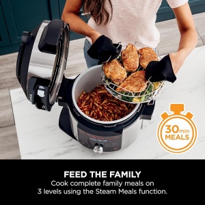 Multicooker Ninja Foodi MAX 7,5L, 14-in-1, cu capac inteligent, inox - Img 6