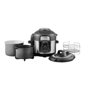 Multicooker Ninja Foodi MAX OP500EU, 7.5L, 9 in 1, Inox si Negru - Img 2