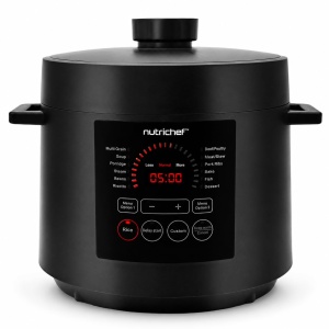 Multicooker NutriChef 5,7 L, 1000 W, 9 programe, negru