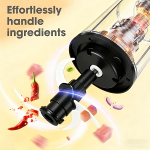 Multizerkiner electric VINATO 300W, 500ml, 3-in-1 pentru legume, carne si ierburi - Img 2