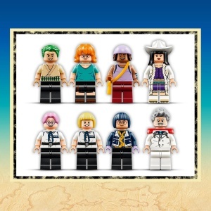 Nava Piratilor LEGO ONE PIECE Garps Marineschlachtschiff - 1705 piese, 8 minifigurine - Img 3