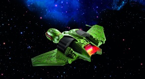 Nava spatiala PLAYMOBIL Star Trek Klingonenschip Bird-of-Prey cu 6 figurine si efecte de lumina - Img 7