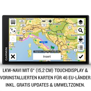 Navigatie LKW Garmin dezl LGV 610 EU - Display 6, Rute personalizate, Harti 46 tari - Img 2