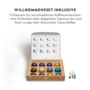 Nespresso De'Longhi ENV 120.CAE Vertuo Next Deluxe Aparat de cafea cu spumant de lapte, cromat, cromat - Img 8