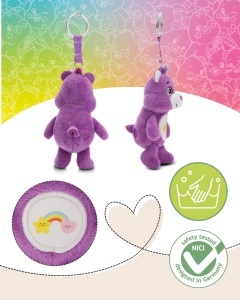Nici Glucksbarchis Bester-Freund-Barchi 10cm Lila Breloc Plus cu Inel Chei - Img 3
