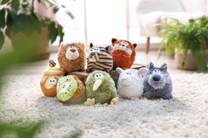 NICI Wolf 2 in 1 Plus 15cm Gri Functie Reversibila - Img 6