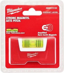 Nivela compacta Milwaukee Torpedo 7,6 cm - magnetica, rosie, durabila