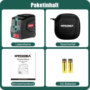 Nivela laser HYCHIKA Kreuzlinienlaser Verde auto-nivelare cu mod manual - Img 8