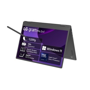 Notebook 2in1 LG gram Pro 16T90TP-K.AA78G, 16GB RAM, 1TB SSD, Negru