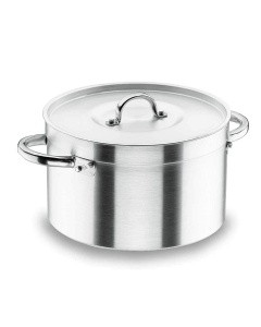 Oala cu capac Lacor 20041, 40 cm, argintie, garantie europeana