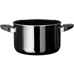 Oala cu capac Silit Modesto, 24cm, 6.4L, Silargan, negru - Img 3