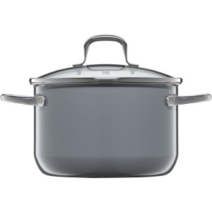 Oala cu capac WMF Fusiontec Essential, 3.7L, 20cm, gri, Made in Germany - Img 4