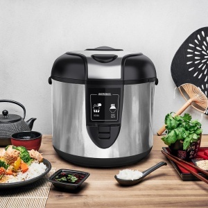 Oala de gatit orez Gastroback Profi 3L, 500W, antiaderenta - Img 2