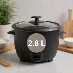 Oala de gatit pentru orez JATA JEAR2528, 2.8 l, 1000 W, antiaderenta - Img 4