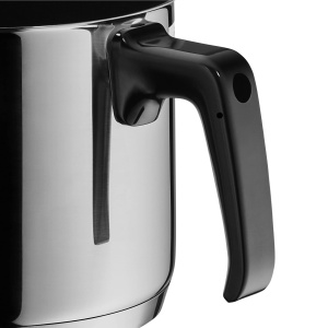 Oala de lapte WMF Inductie 14 cm fara capac, oala mica 1.7l, cratita cu lapte, acoperita cu otel inoxidabil Cromargan, maner din plastic, poate fi spalata in masina de spalat vase, - Img 4
