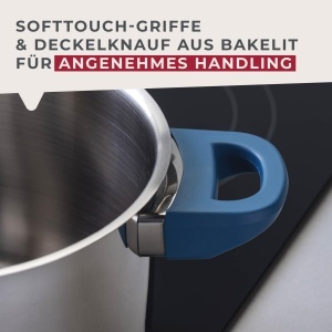 Oala Fackelmann Essential 24cm 9L Inox Manere Ergonomice - Img 6