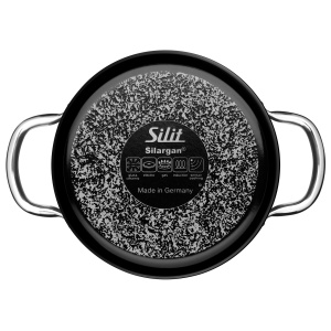 Oala inalta Silit Passion Black 20cm 37L pentru inductie negru - Img 2