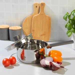 Oala inox Russell Hobbs 16 cm, 1.5 L, capac din sticla, compatibila inductie - Img 3