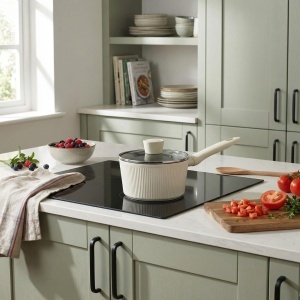 Oala Russell Hobbs Cote 16 cm, Aluminiu, Antiaderent, Culoare Crem - Img 2