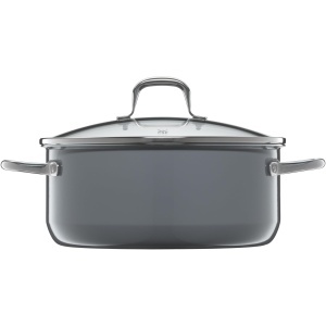 Oala WMF Fusiontec Essential 24 cm 44L ceramica High-Tech gri fabricata in Germania - Img 3