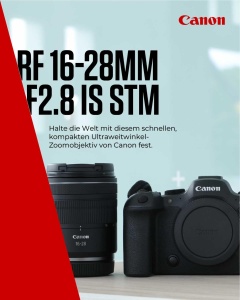 Obiectiv Canon RF 16-28mm F2.8 IS STM, Ultraweitwinkel, 5.5 trepte stabilizare - Img 2