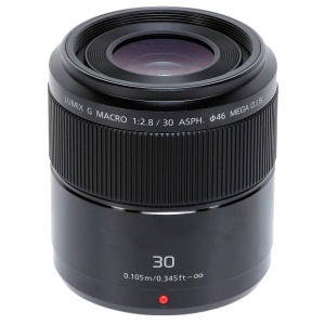 Obiectiv Panasonic Lumix G Makro H-HS030E 30mm F28 Stabilizator OIS Negru