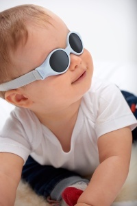 Ochelari de soare BEABA pentru bebelusi 0-9 luni, 100 protectie UV, Perlbalu - Img 7