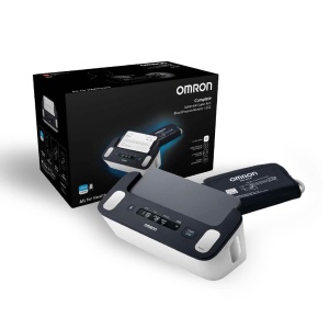 OMRON Complete - tensiometru inteligent cu functie ECG pentru masurarea tensiunii arteriale si screening fibrilatie atriala la domiciliu 22-42cm Valid