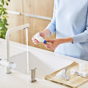 OMRON NEB6035 / Set complet de accesorii pentru copii / Kit de schimb pentru OMRON X105 Advanced Inhaler / Masca pentru copii, mustiuc, nas, tub de aer, filtru de aer / Accesorii originale OMRON - Img 3