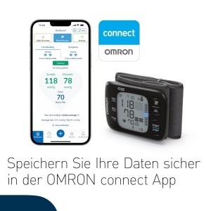 OMRON RS7 Intelli IT, tensiometru digital la incheietura mainii, castigator al testului Stiftung Warentest 09/2020, validat clinic - chiar daca sunteti supraponderal, compatibil cu Bluetooth si smartphone - Img 4