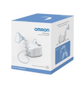 OMRON X101 Dispozitiv de inhalare usoara pentru adulti si copii - inhalator pentru tratamentul usor al bolilor respiratorii precum astmul, racelile, alergiile; Inhalator cu accesorii de inalta calitate - Img 6