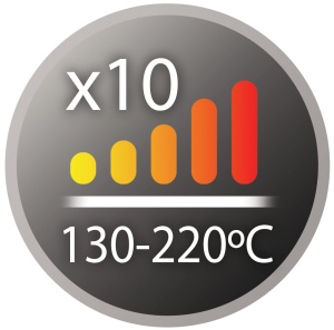 Ondulator Remington Bucle mici [10mm] Mini Pro Digital (protectie 4x, acoperire cu turmalina ceramica antistatica) Afisaj LCD 130-220degC, bucle spiralate Bucle afro subtiri si stranse, CI6X10 - Img 4