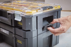 Organizator STANLEY FatMax FMST82967-1, cu 10 compartimente, transparent - Img 9