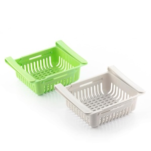 Organizer pentru frigider Generico InnovaGoods, ajustabil, 2 sertare, multicolor - Img 2