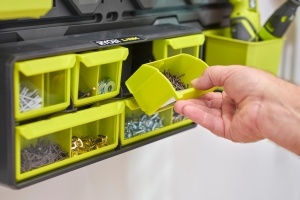 Organizer RYOBI LINK RSLW309 cu 6 compartimente, modular, robust - Img 2