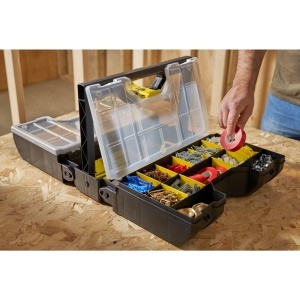 Organizer Unelte Stanley Tool Organizer System 3-in-1, 31.2x23.4x42.6cm, cu Innenteiler Ajustabil - Img 6