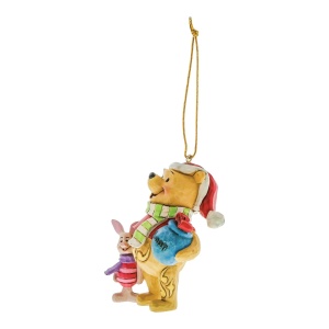Ornament de Craciun Winnie Pooh si Ferkel Disney Traditions, Jim Shore, handpainted - Img 5