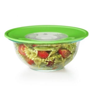 OXO Good Grips Capac din silicon reutilizabil 20cm Verde Transparent