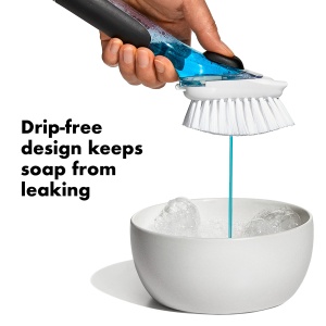 OXO Good Grips Dozator de sapun Set de depozitare pentru perii de spalat vase - Img 2