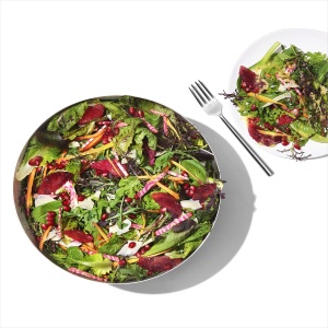 OXO Steel Salatschleuder din inox Capac transparent Mecanism pompare - Img 9