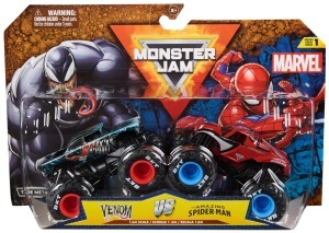 Pachet 2 Camioane Monster Jam Marvel 164 - Spider-Man, Thor, Captain America - Img 9
