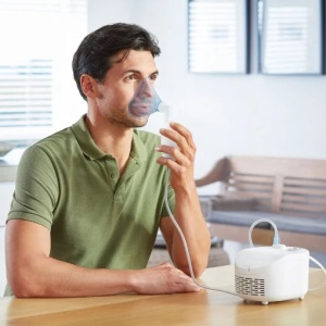 Pachet OMRON NEB6020 ani, masca de schimb pentru adulti, accesorii nebulizator pentru inhalatoare totale OMRON X101 si X102, masca pentru adulti, tub de aer, accesorii originale OMRON - Img 2