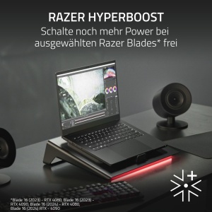 Pad de racire pentru laptop Razer - 14 - 18, negru, cu hub USB si ventilator personalizabil - Img 8