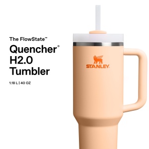 Pahar termic Stanley Quencher H2.0 1.2L - Portocalie - Img 3